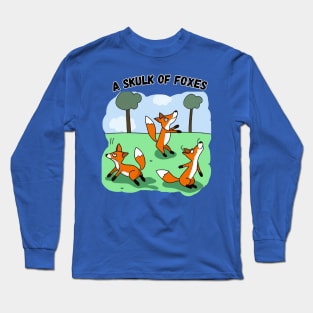 A Skulk of Foxes Long Sleeve T-Shirt